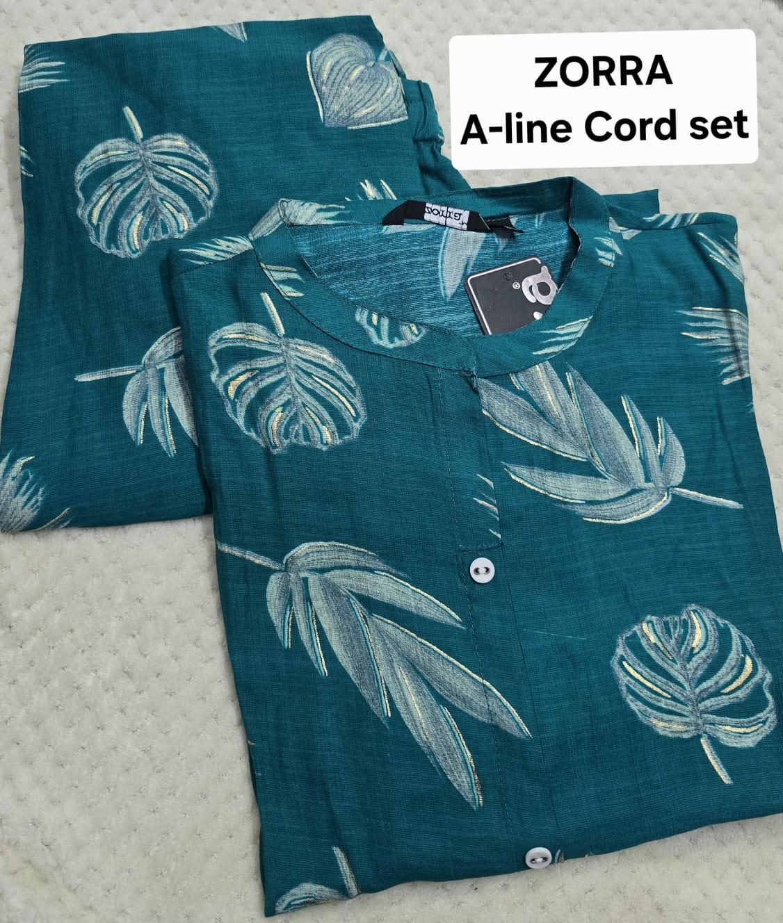 Zorra Vatican Silk A-line Cord Set