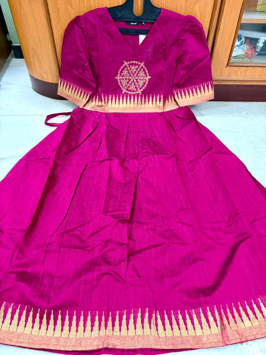 Zorra Silk Kolam Anarkali Top