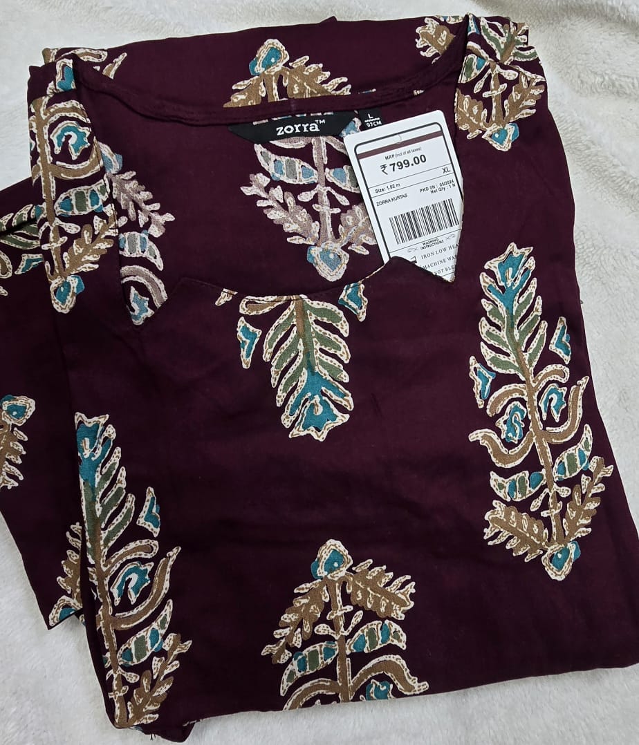 Zorra Rayon Kurti