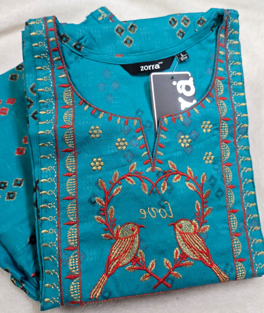 Zorra Rayon Embriodery Kurti