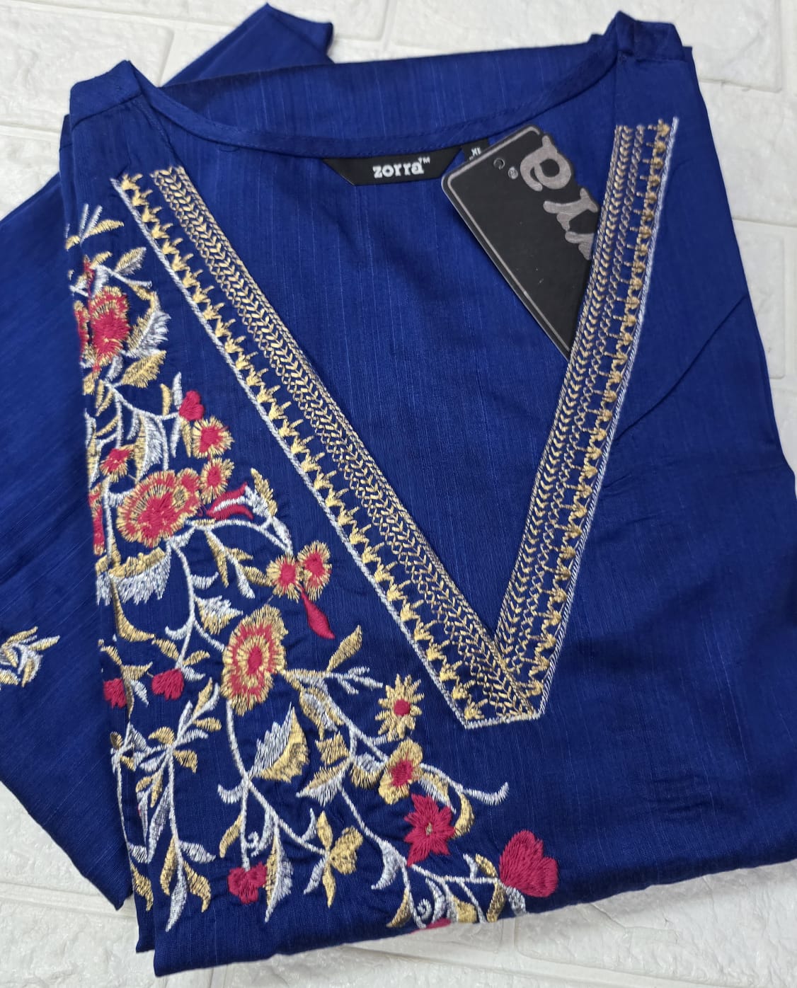 Zorra Silk Straight Cut Kurtis