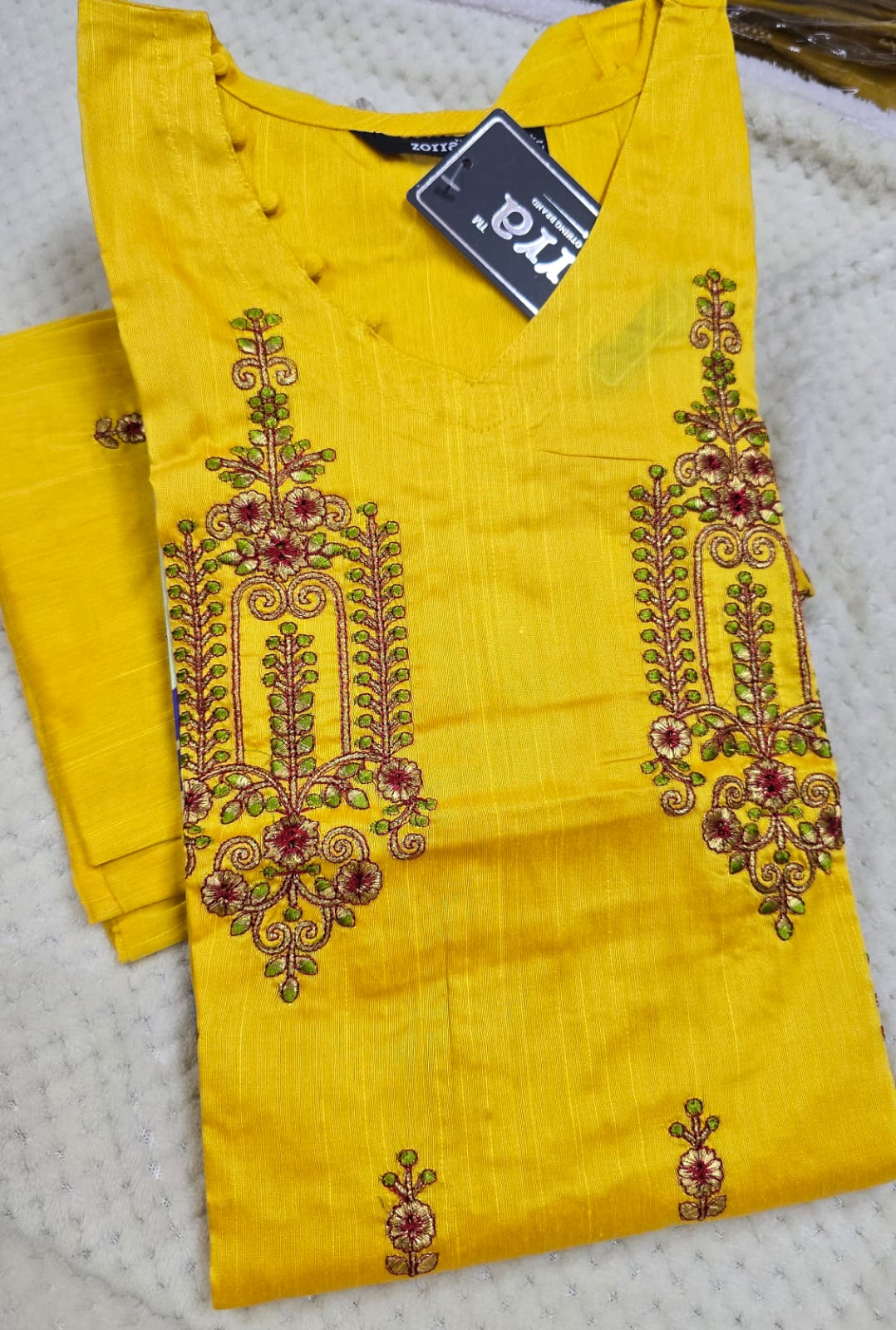 Zorra Silk Straight Cut Kurtis