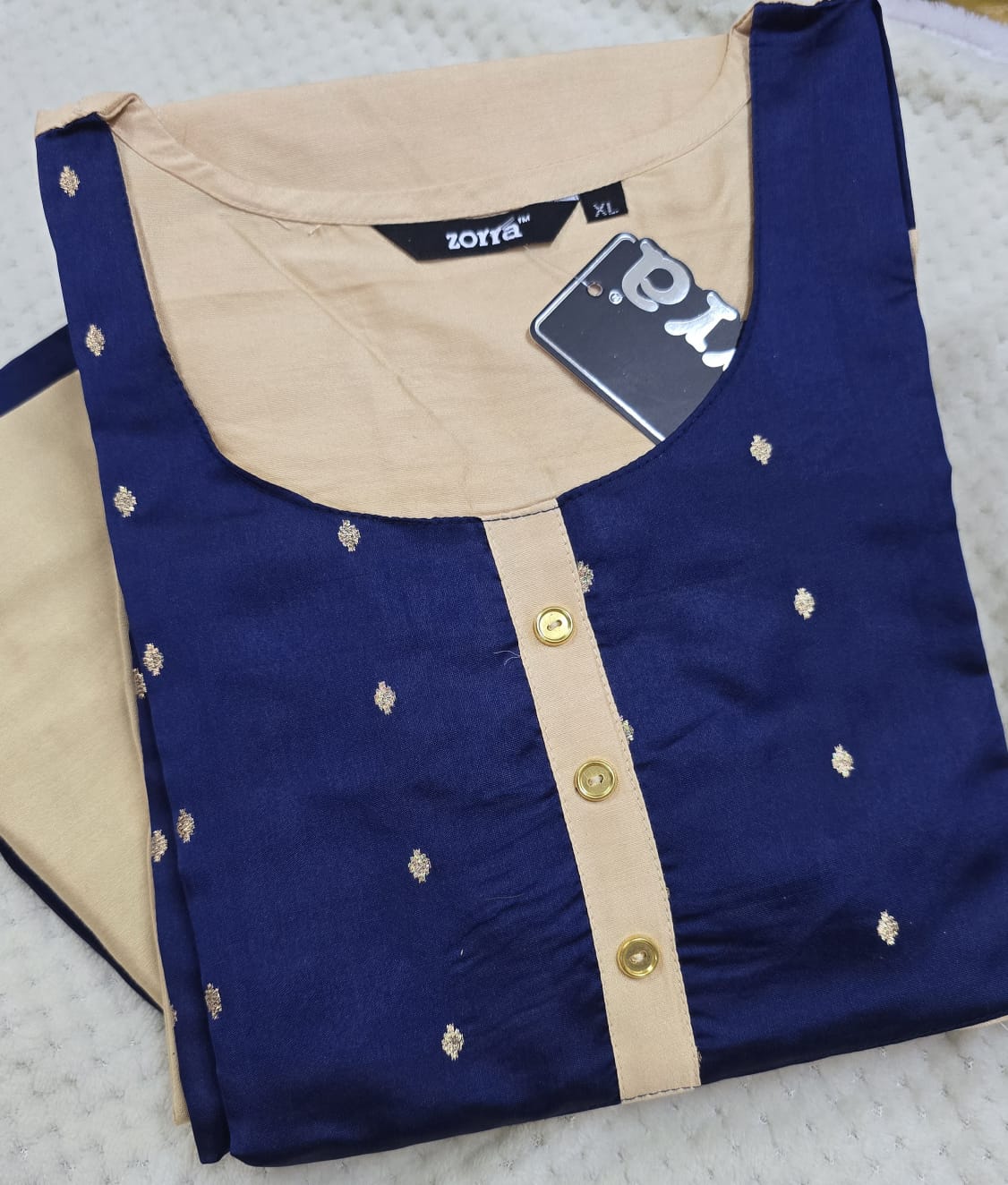 Zorra Silk Straight Cut Kurtis