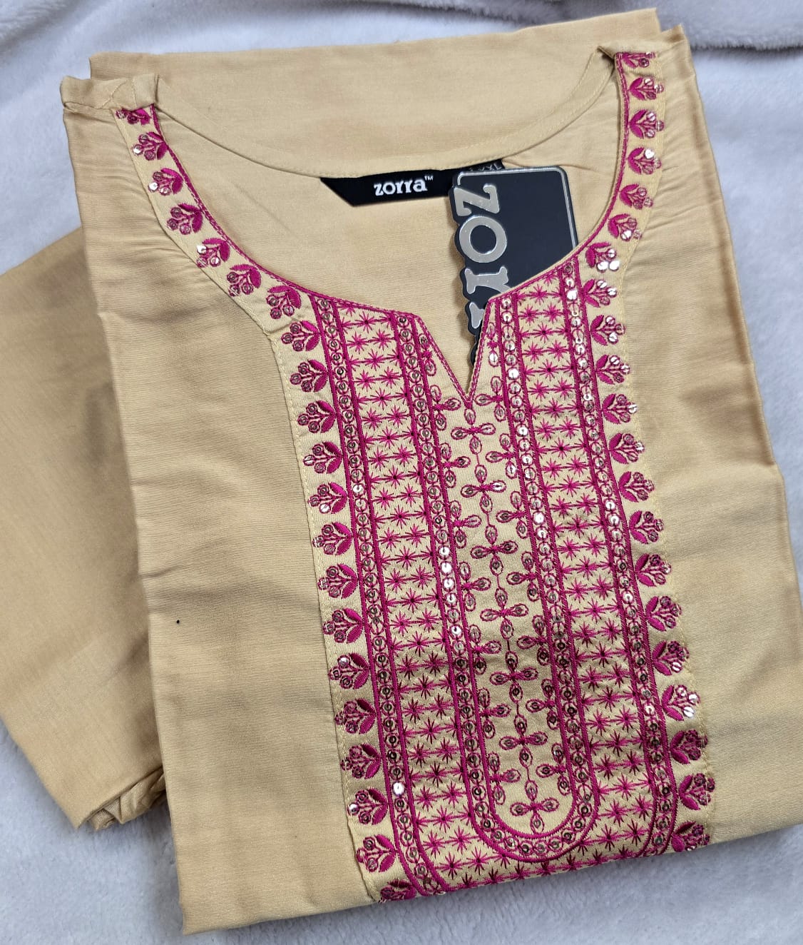 Zorra Silk Straight Cut Kurtis