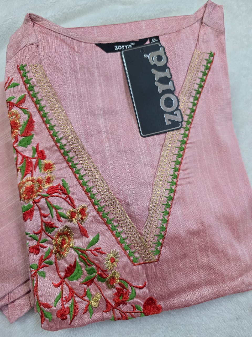 Zorra Silk Straight Cut Kurtis