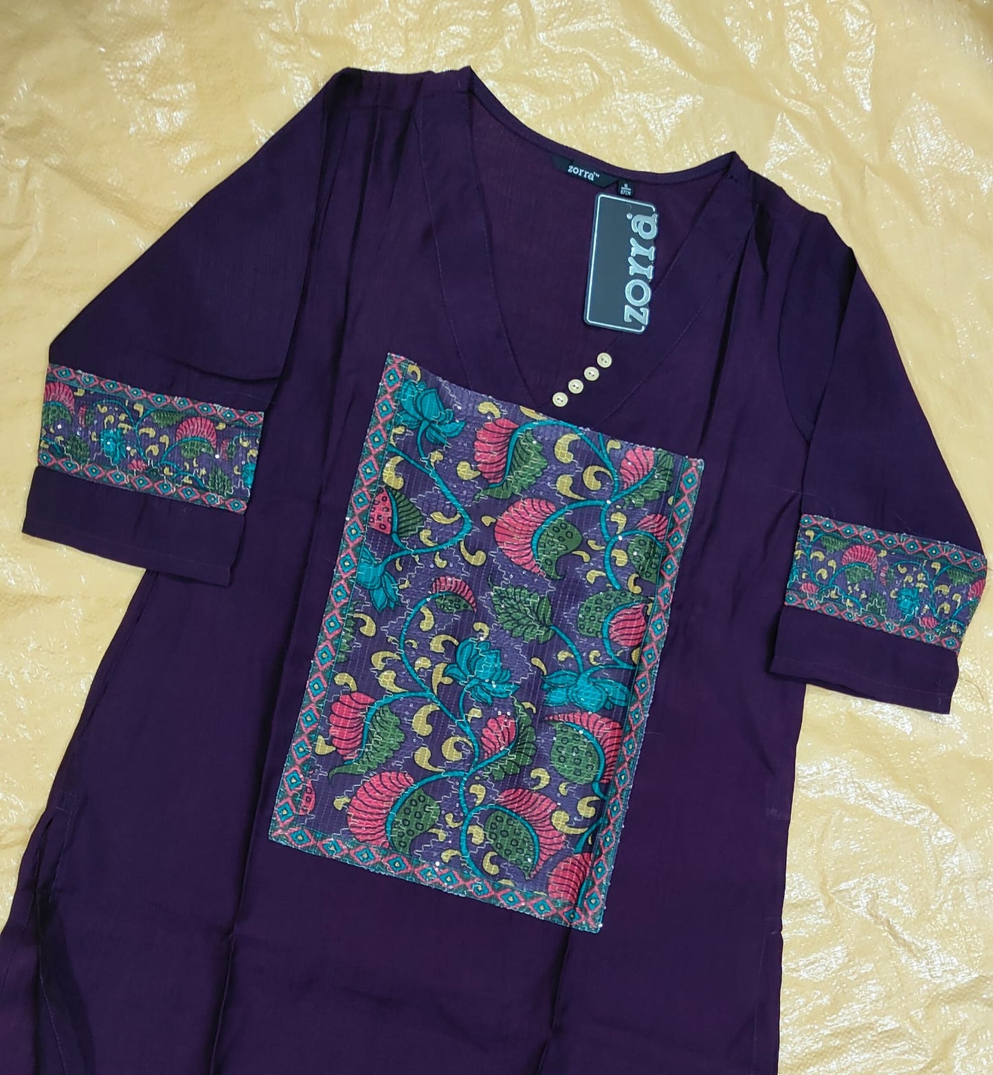 Zorra Vatican Silk Designer Kurti
