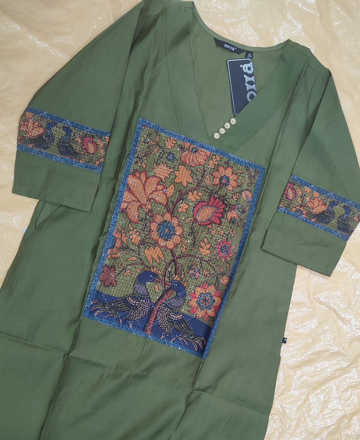 Zorra Vatican Silk Designer Kurti