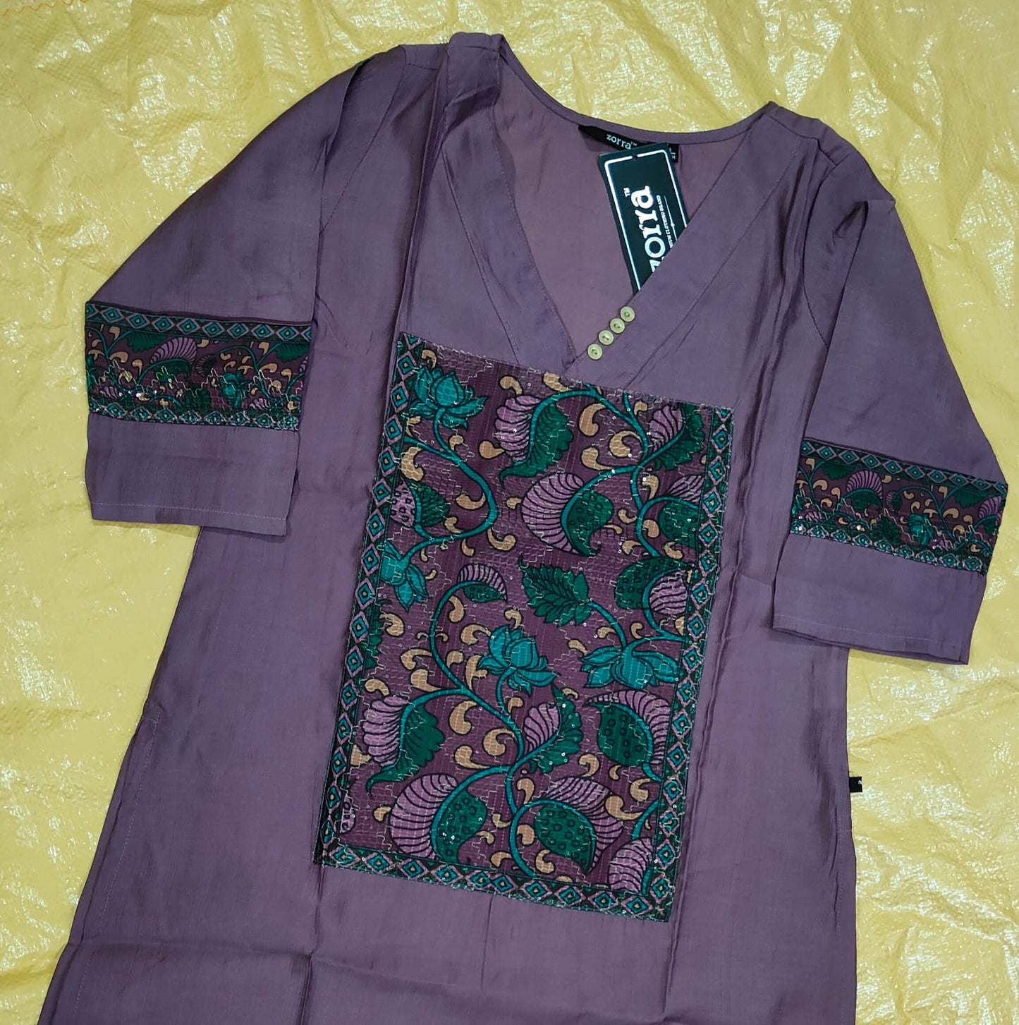Zorra Vatican Silk Designer Kurti