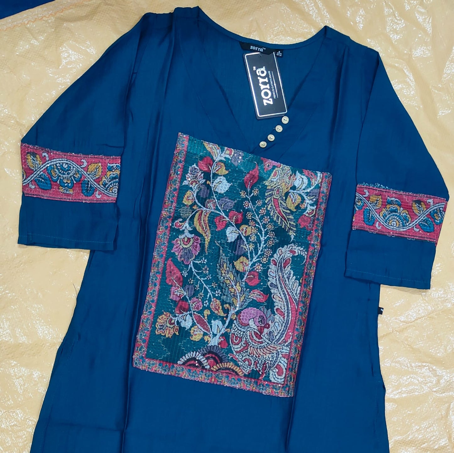 Zorra Vatican Silk Designer Kurti