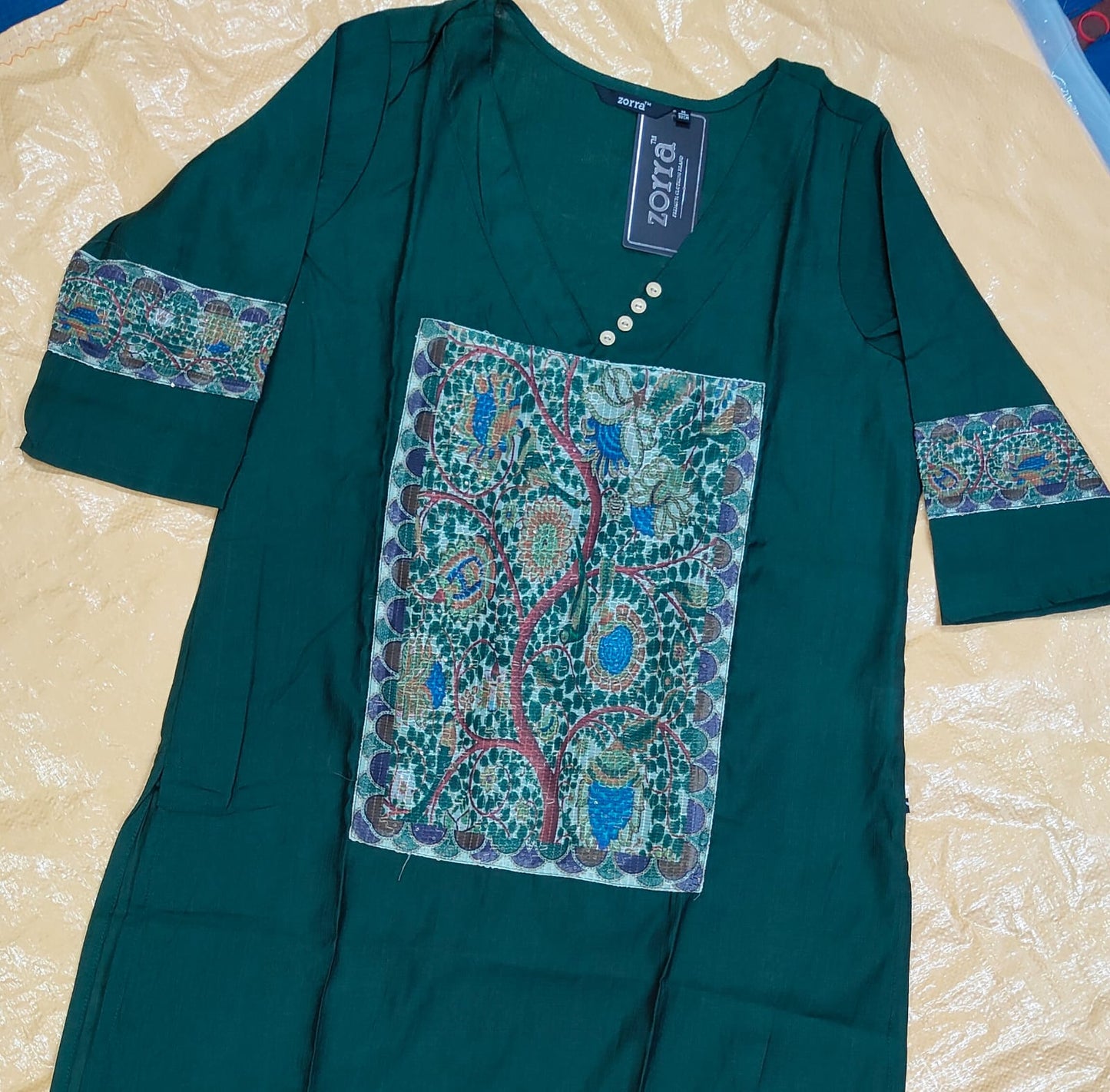Zorra Vatican Silk Designer Kurti