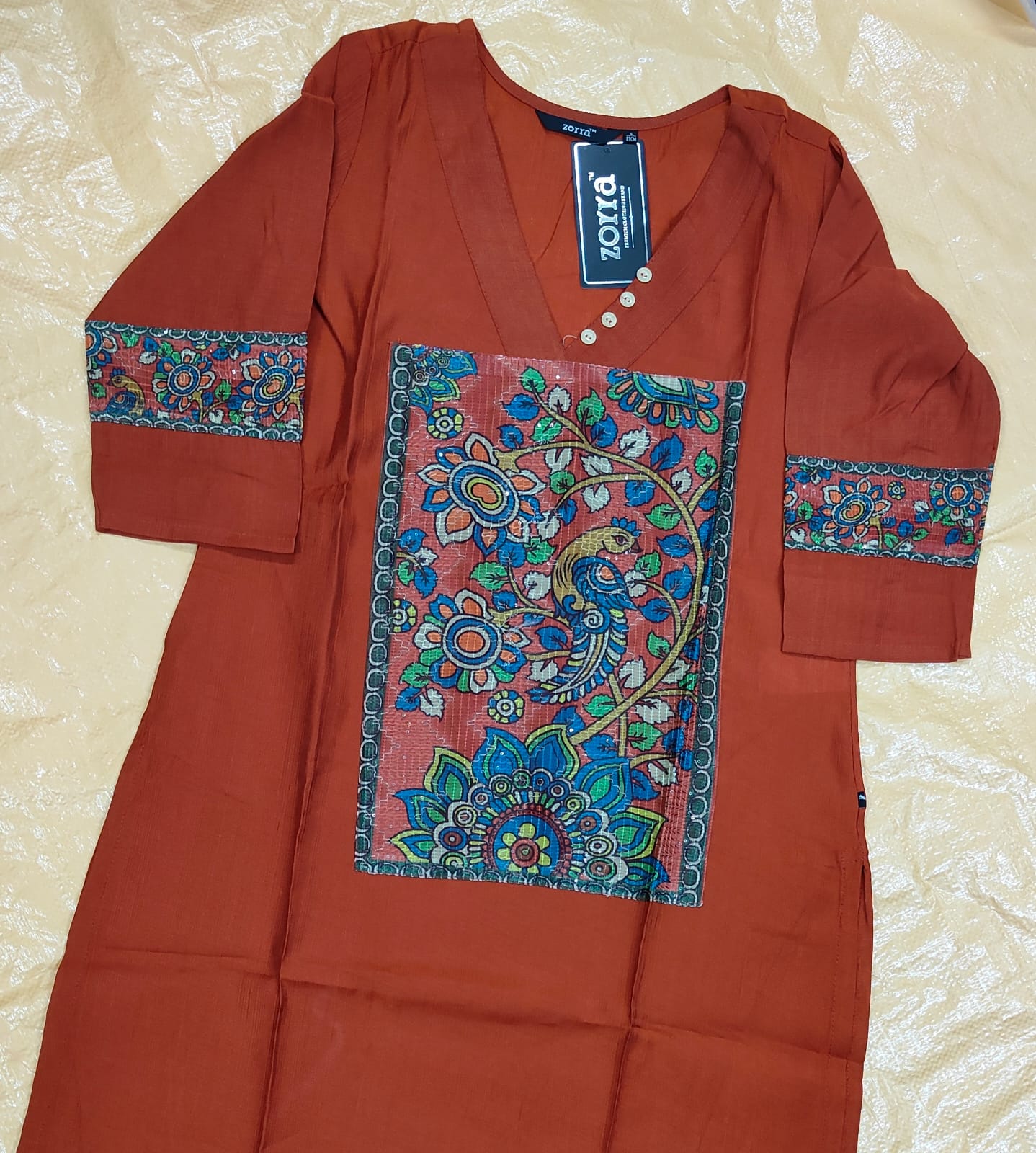 Zorra Vatican Silk Designer Kurti