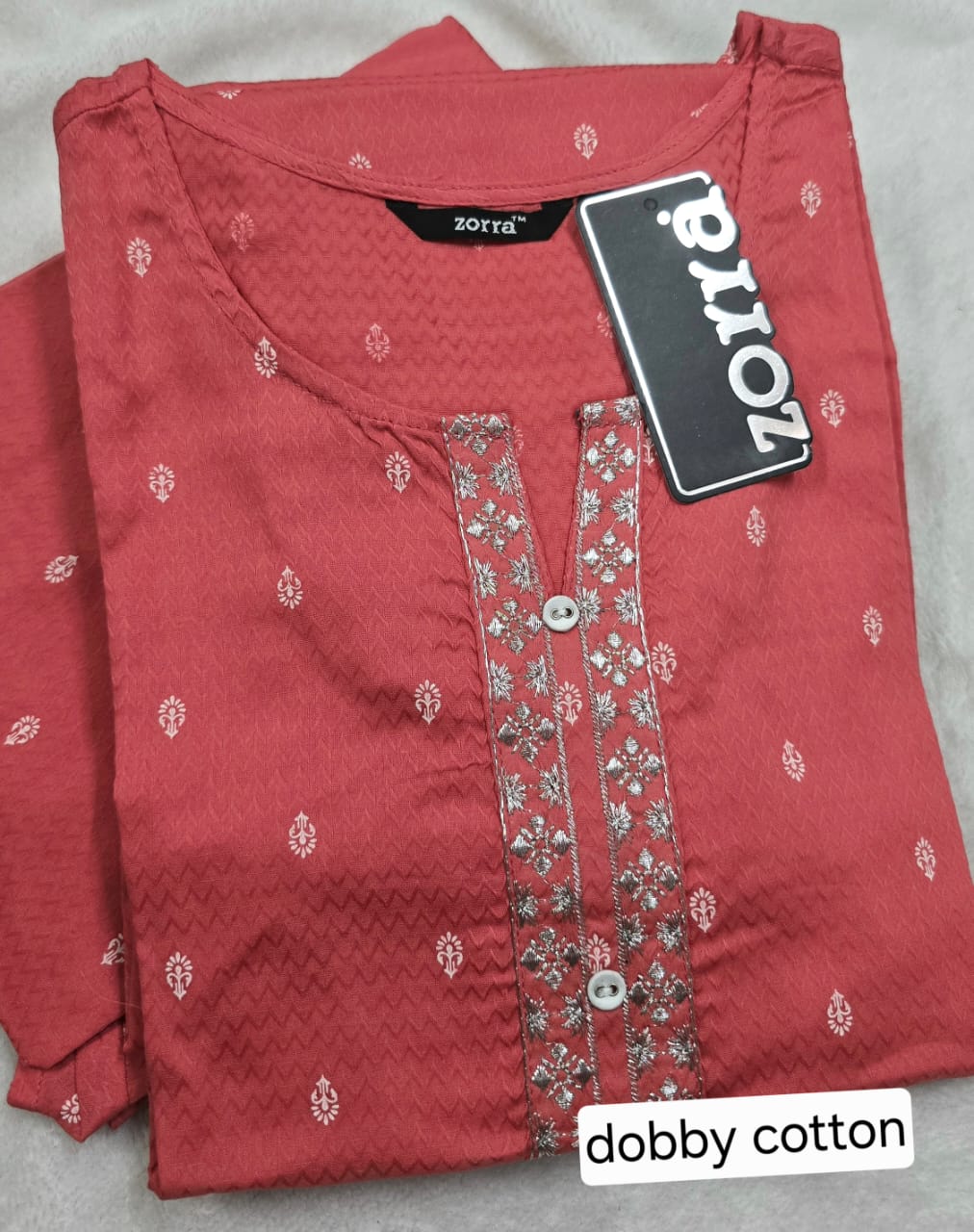 Zorra Cotton Straight Cut Kurtis