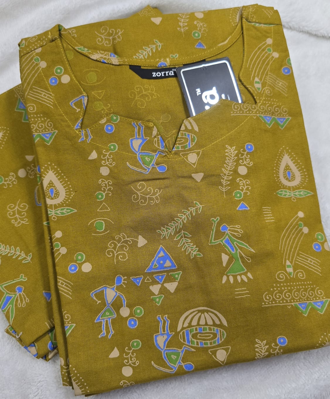Zorra Cotton Straight Cut Kurtis