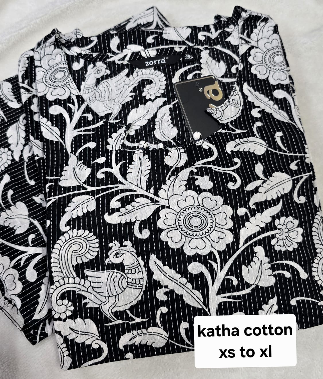 Zorra Cotton Straight Cut Kurtis