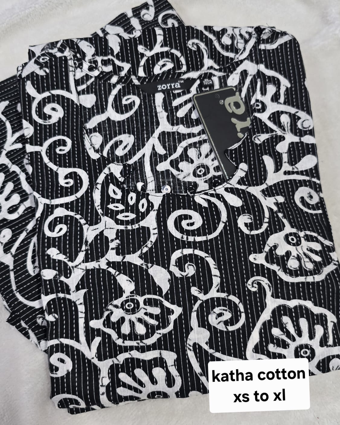 Zorra Cotton Straight Cut Kurtis