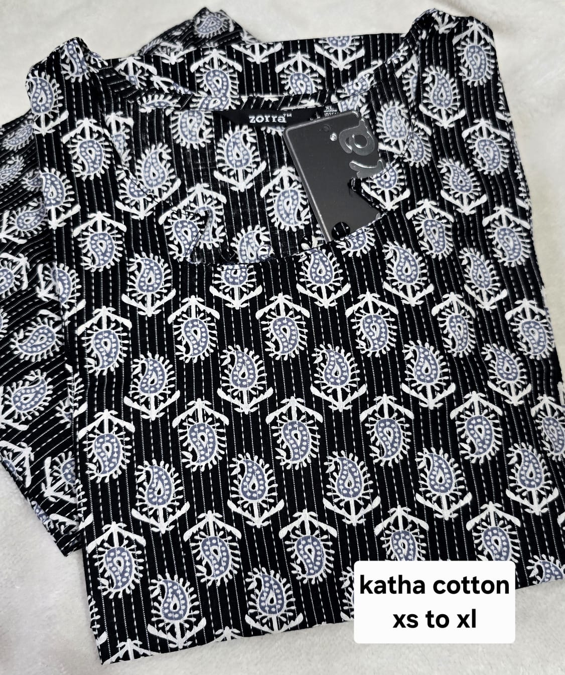 Zorra Cotton Straight Cut Kurtis