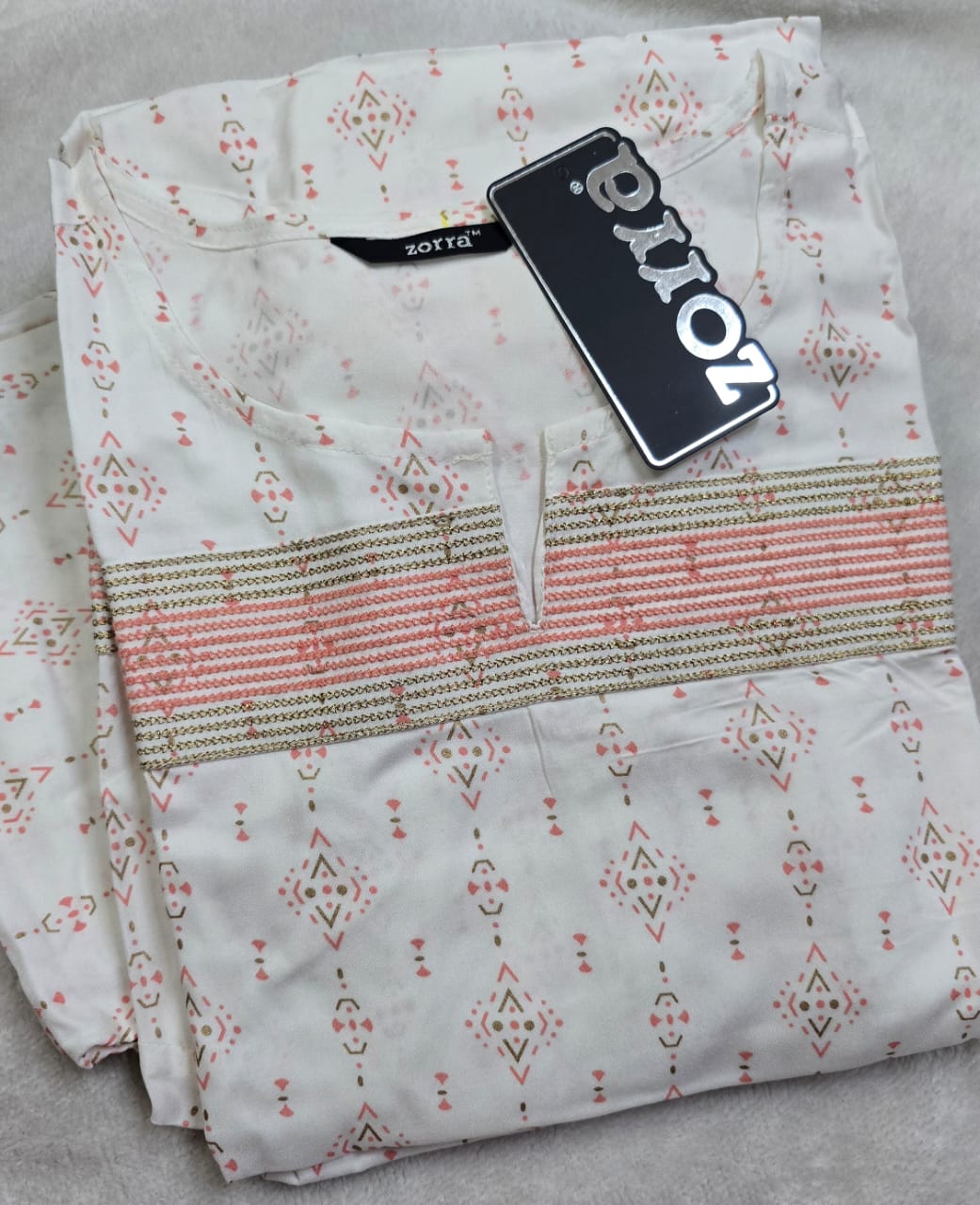 Zorra Rayon Embriodery Kurti