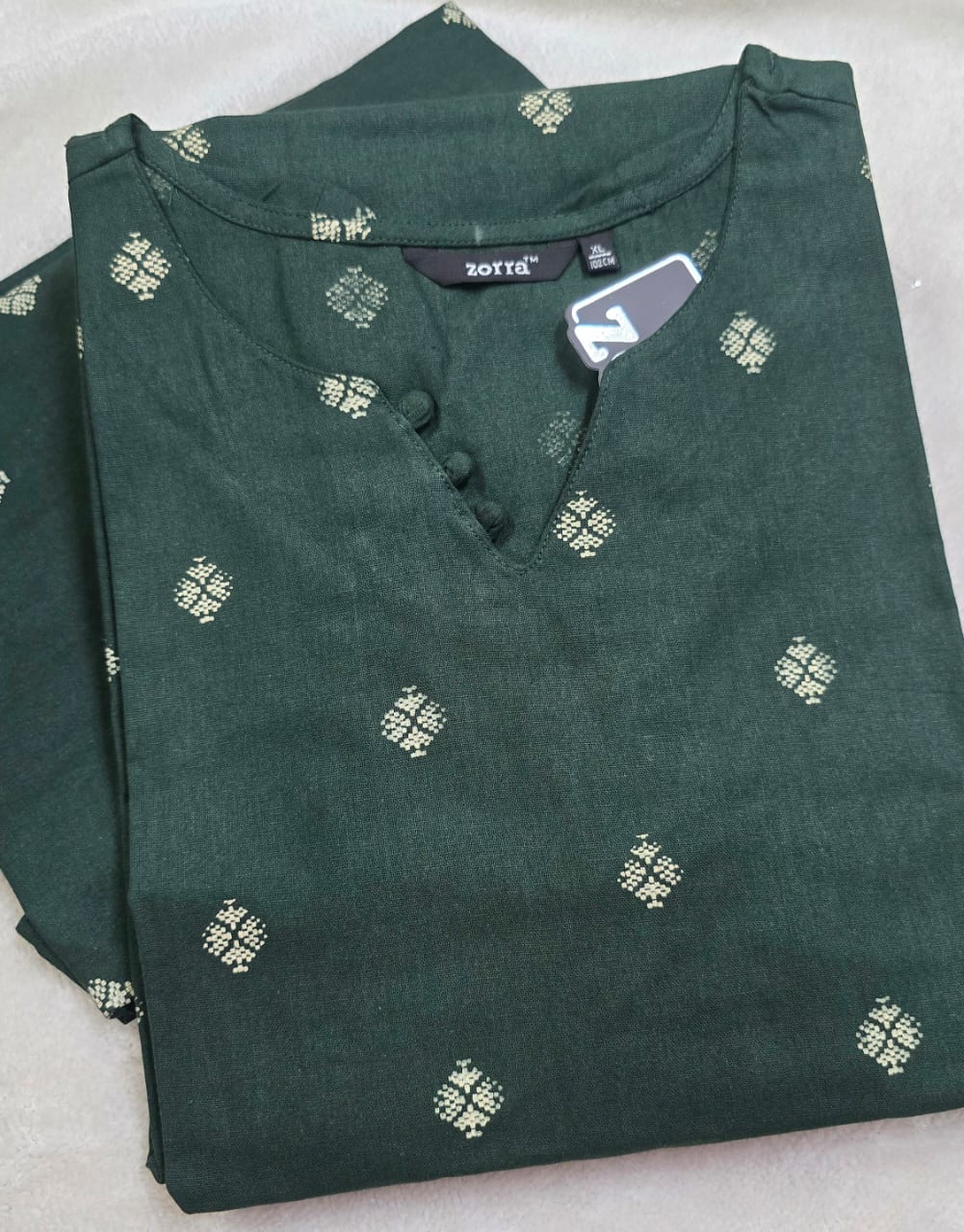 Zorra Cotton Straight Cut Kurtis