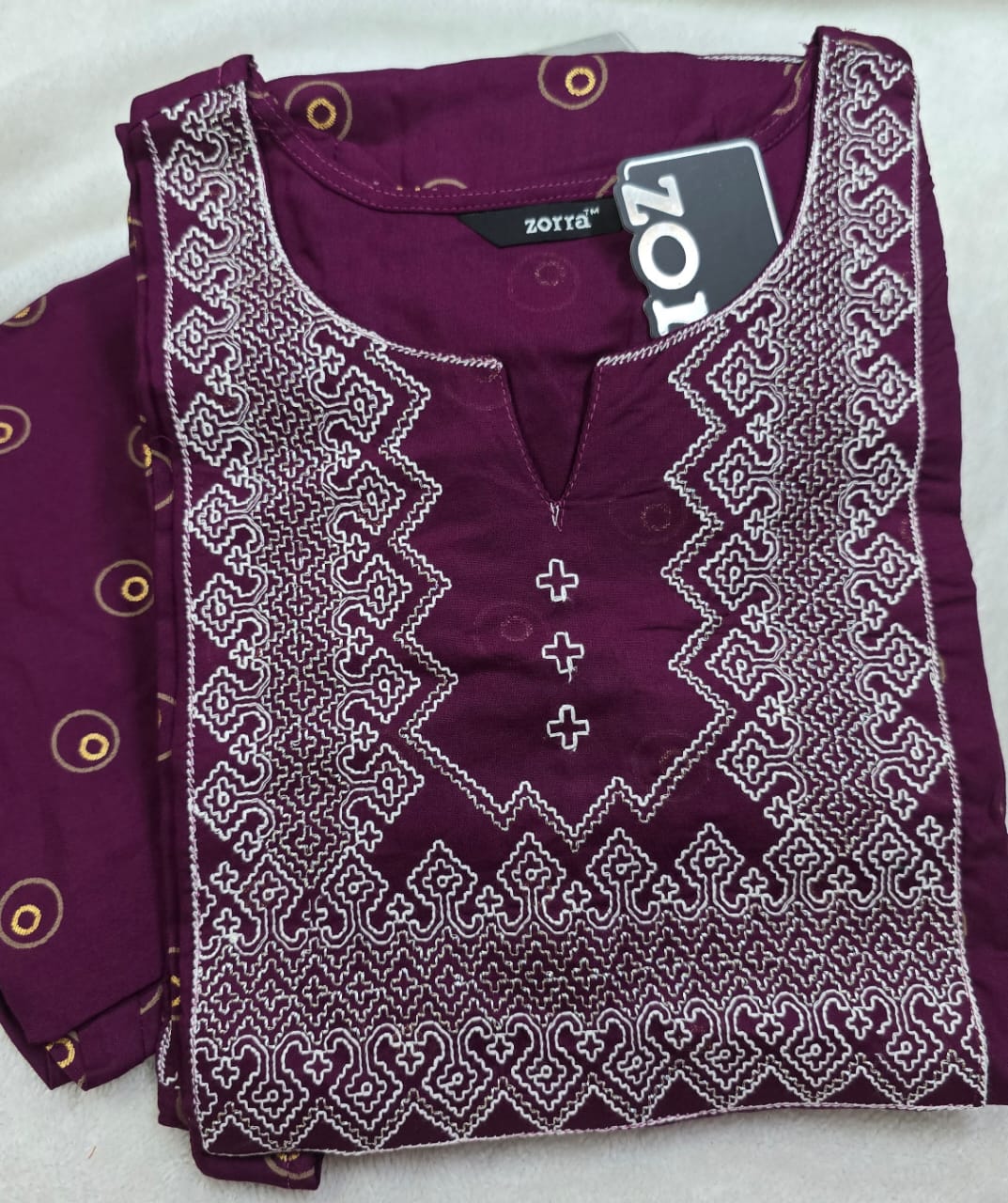Zorra Rayon Embriodery Kurti