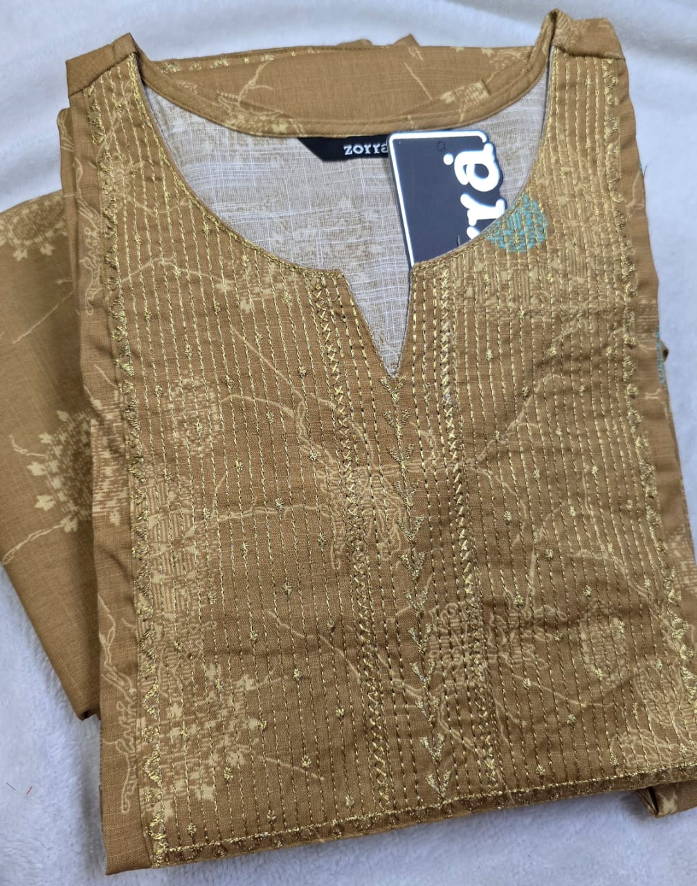 Zorra Rayon Embriodery Kurti