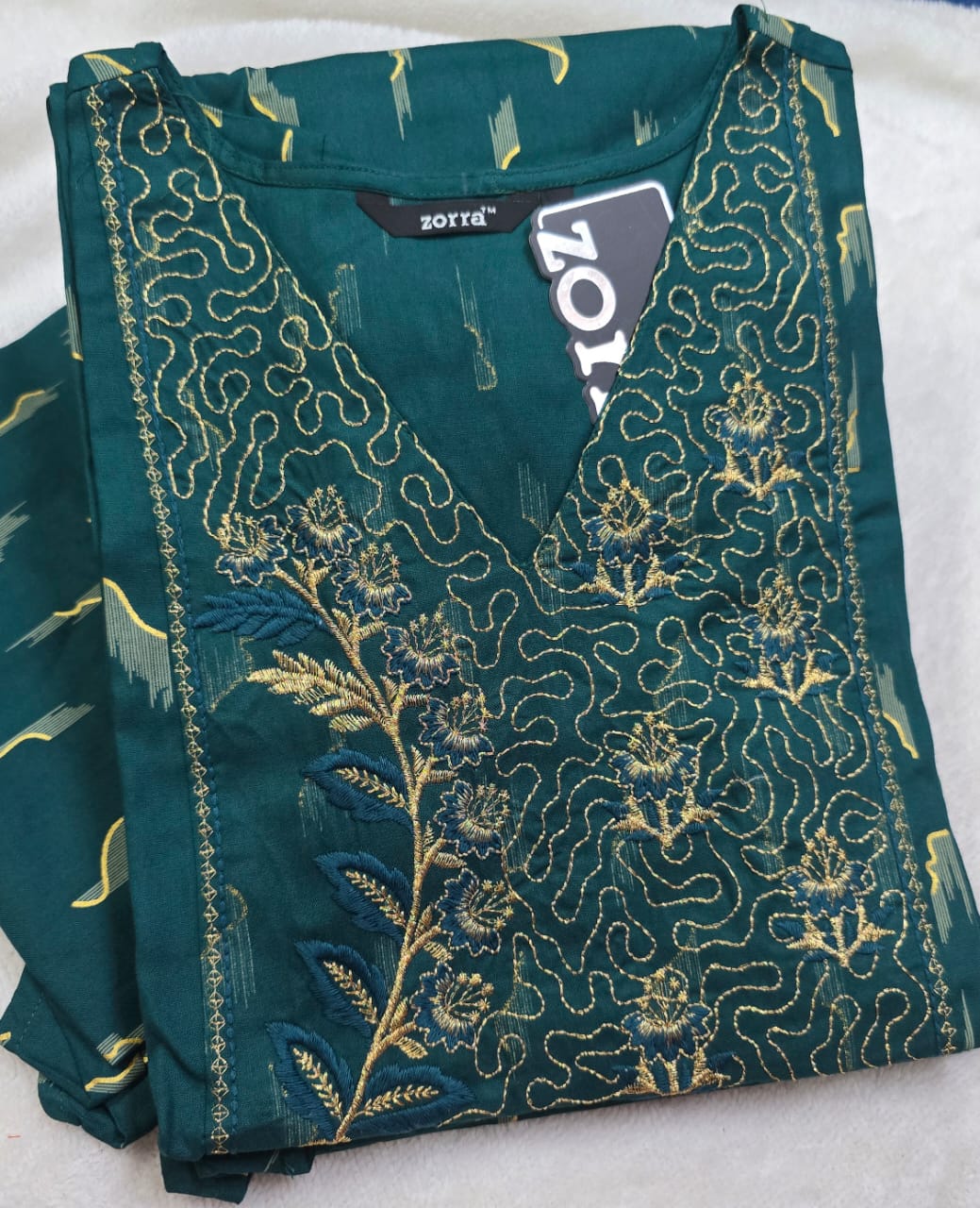 Zorra Rayon Embriodery Kurti