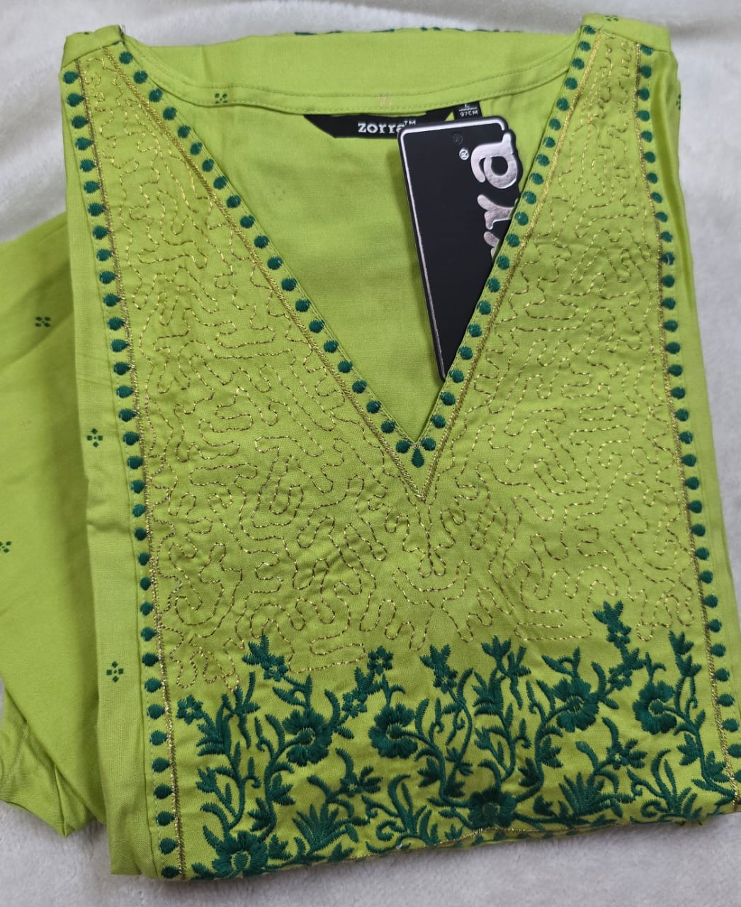 Zorra Rayon Embriodery Kurti