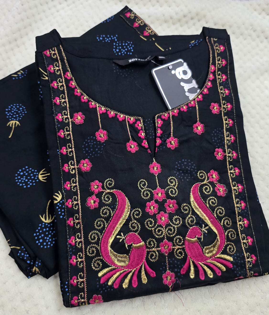 Zorra Rayon Embriodery Kurti