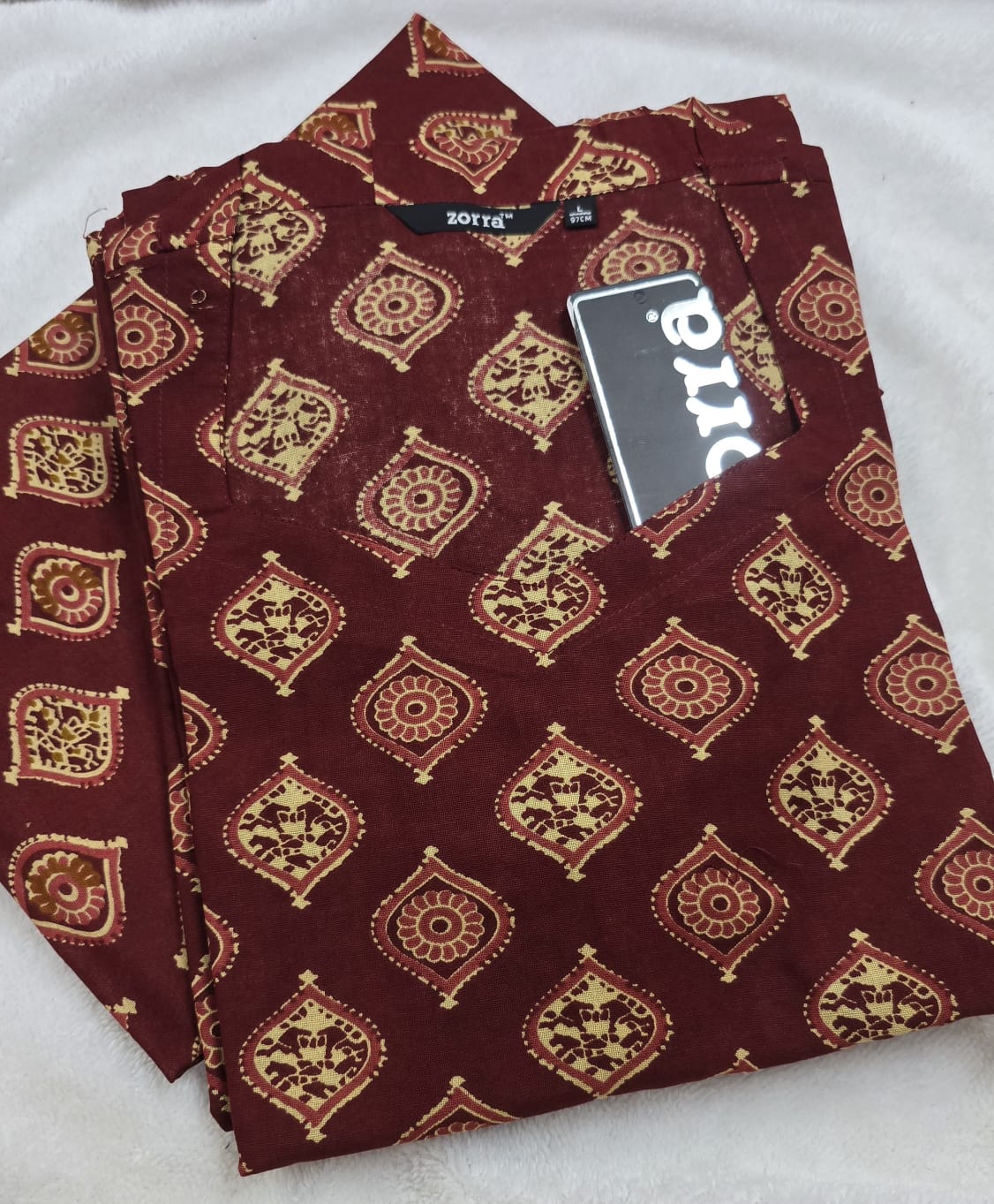Zorra Cotton Straight Cut Kurtis