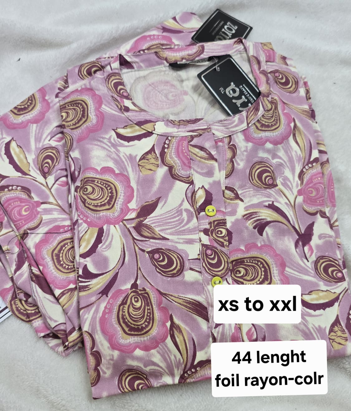 Zorra Rayon Embriodery Kurti