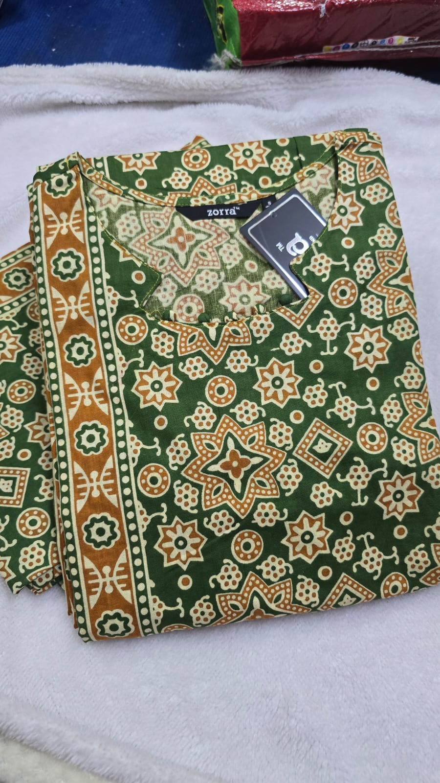 Zorra Cotton Straight Cut Kurtis