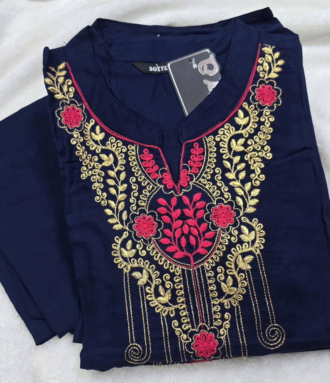 Zorra Rayon Embriodery Kurti
