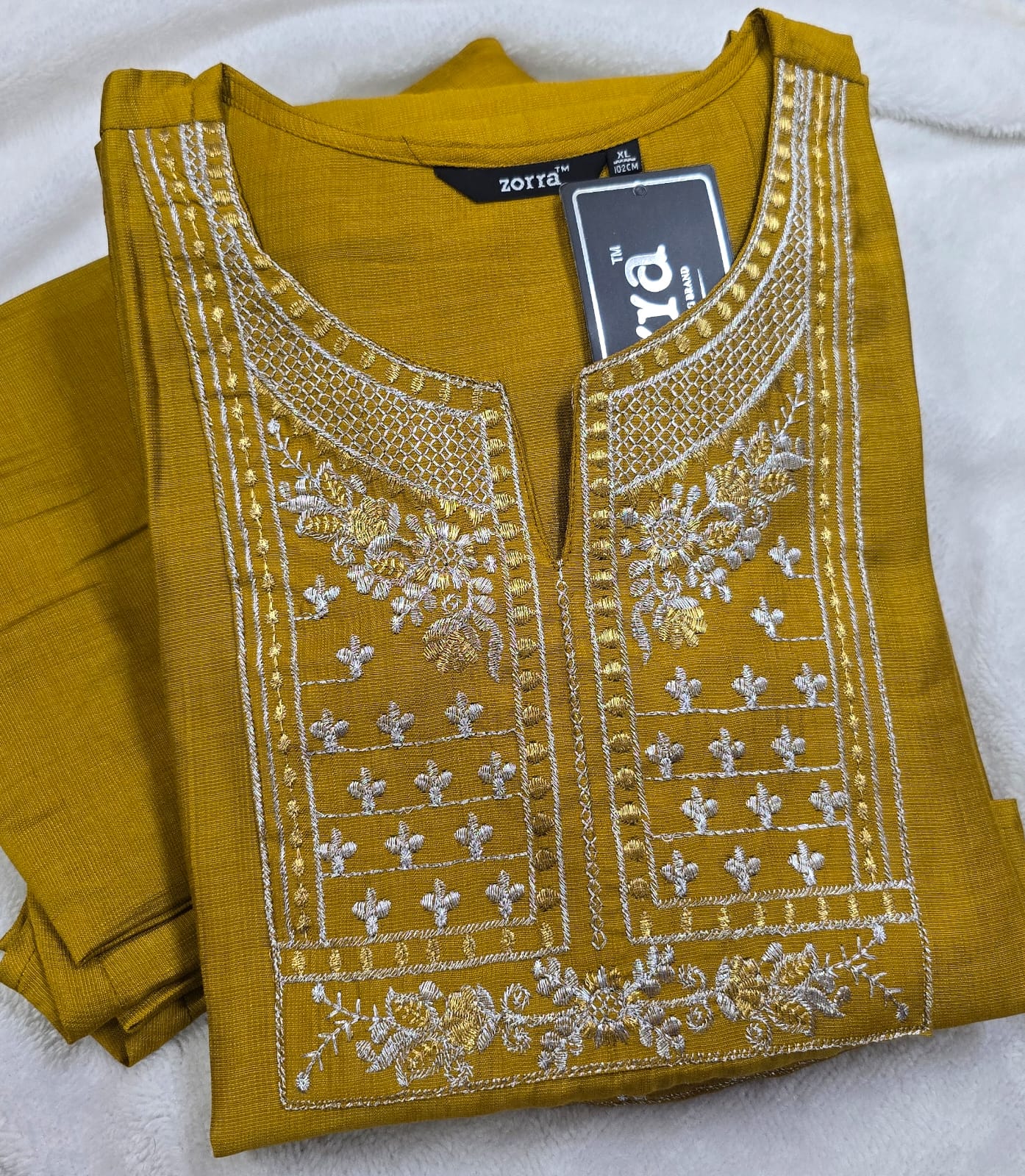 Zorra Silk Straight Cut Kurtis