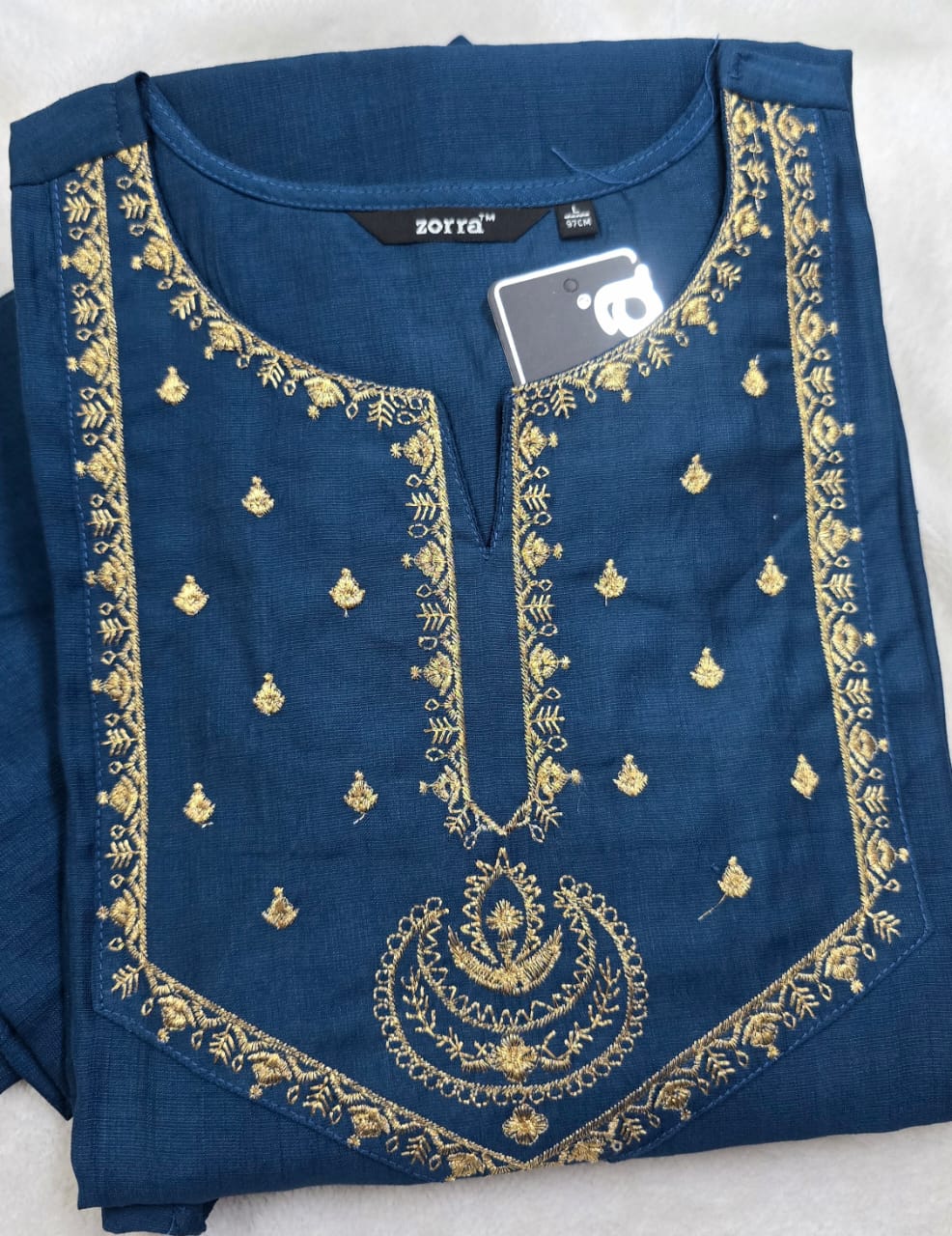 Zorra Silk Straight Cut Kurtis