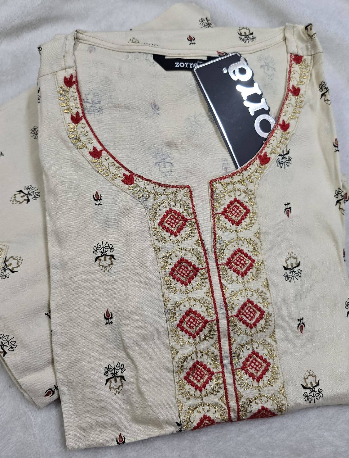 Zorra Rayon Embriodery Kurti