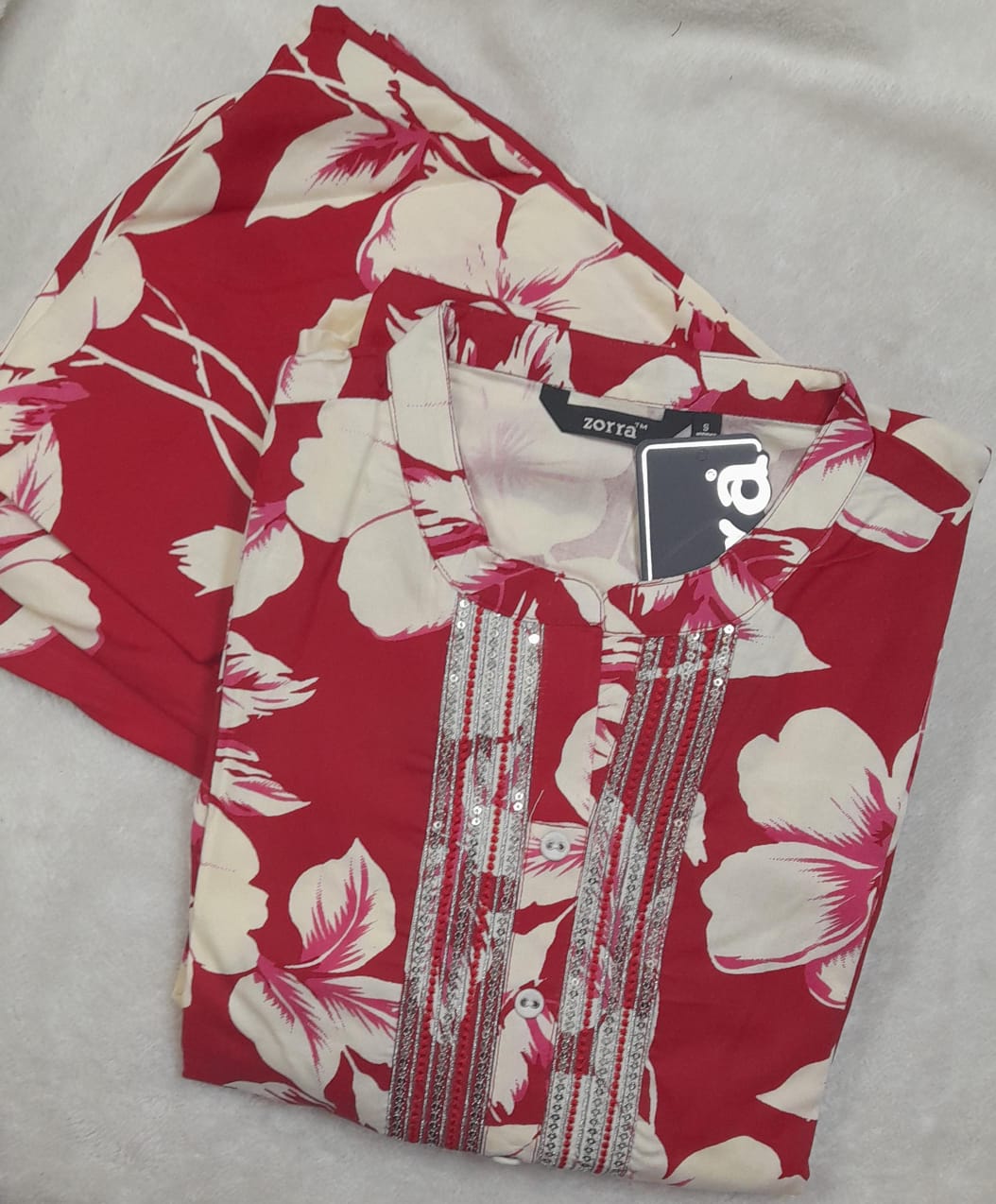 Zorra Rayon Embriodery Kurti
