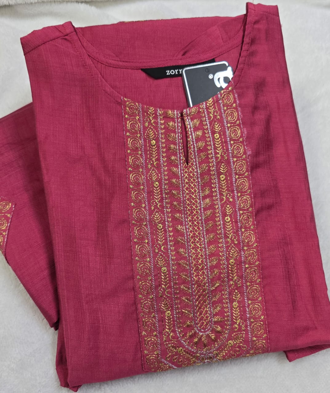 Zorra Silk Straight Cut Kurtis