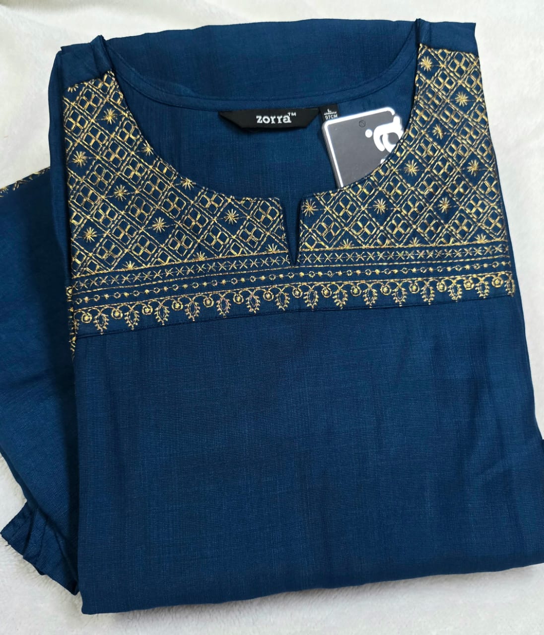 Zorra Silk Straight Cut Kurtis