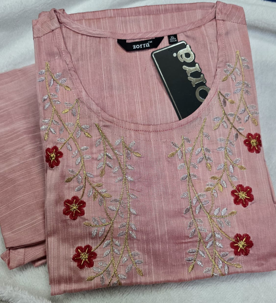 Zorra Silk Straight Cut Kurtis